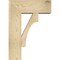 Ekena Millwork Westlake Block Rough Sawn Bracket w/ Offset Brace, Douglas Fir, 8"W x 20"D x 28"H BKT0806X20X28WTL05RDF - alternate 4